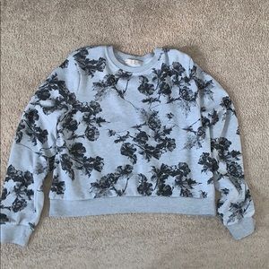 Floral Cropped Pullover